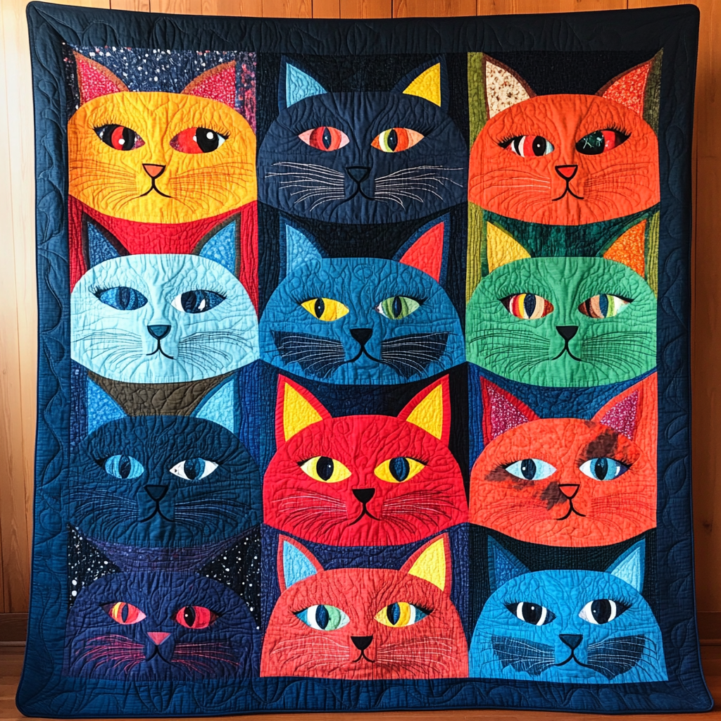 Cat DAI070824002 Quilt Blanket