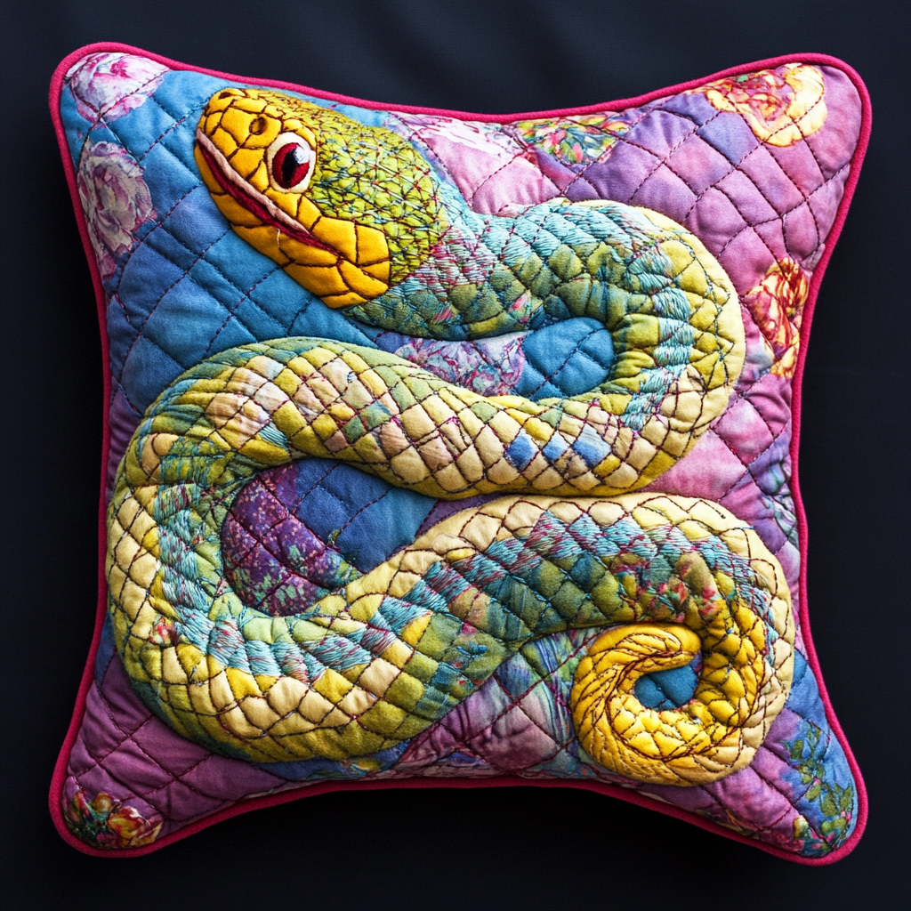 Snake DAI200125301 Quilted Pillow Case – Charming Favor