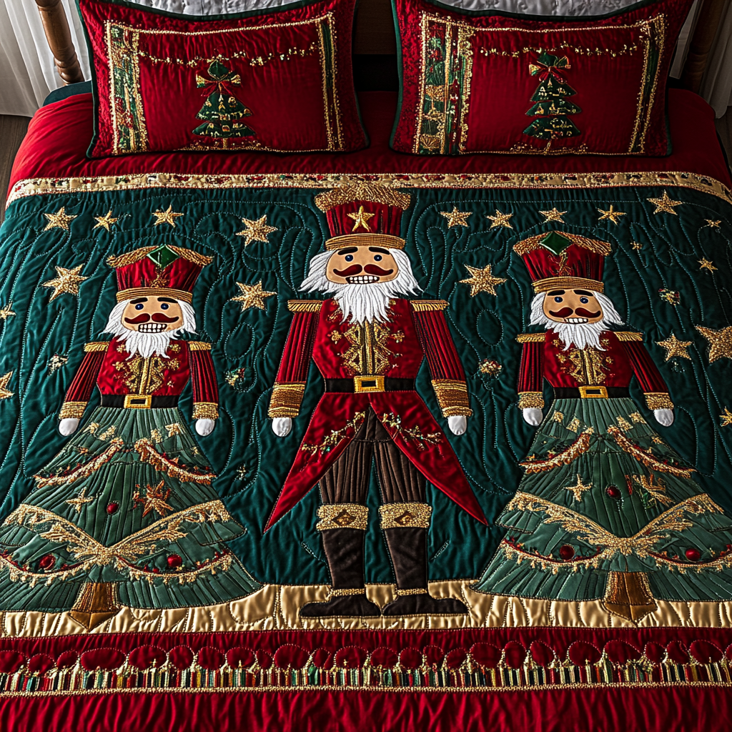 Christmas Nutcracker TAI201124173 Quilt Bedding Set