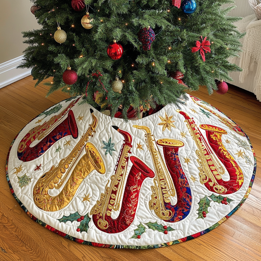 Saxophone DAI221024297 Quilted Tree Skirt