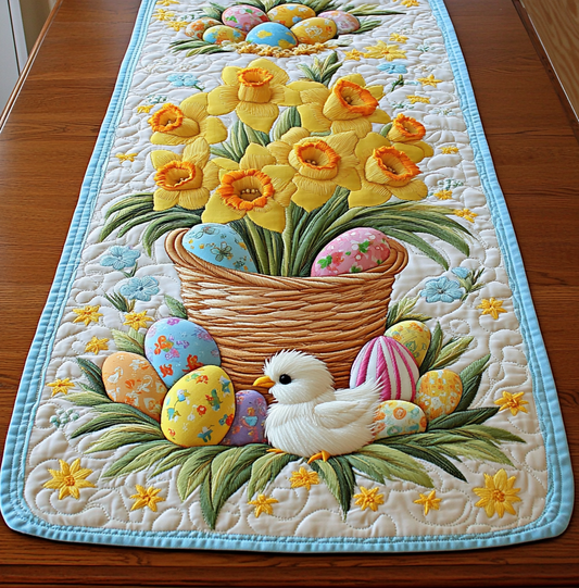 Easter DAI150125305 Quilted Table Runner