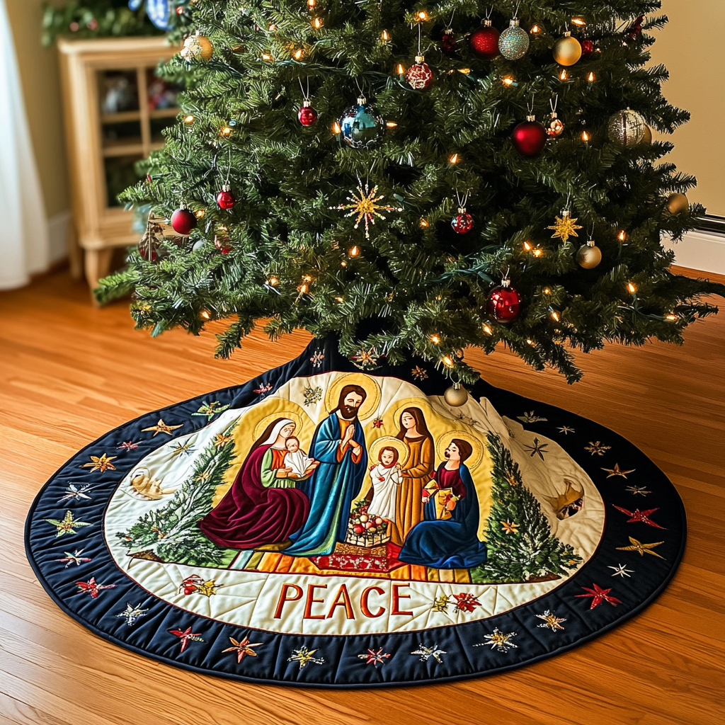 Nativity Scene TAI041024055 Quilted Tree Skirt