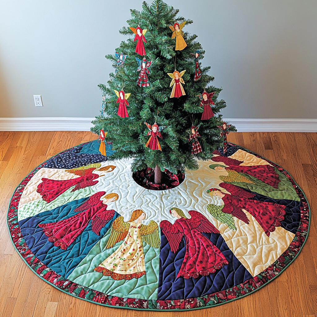 Christmas Angel DAI181124001 Quilted Tree Skirt