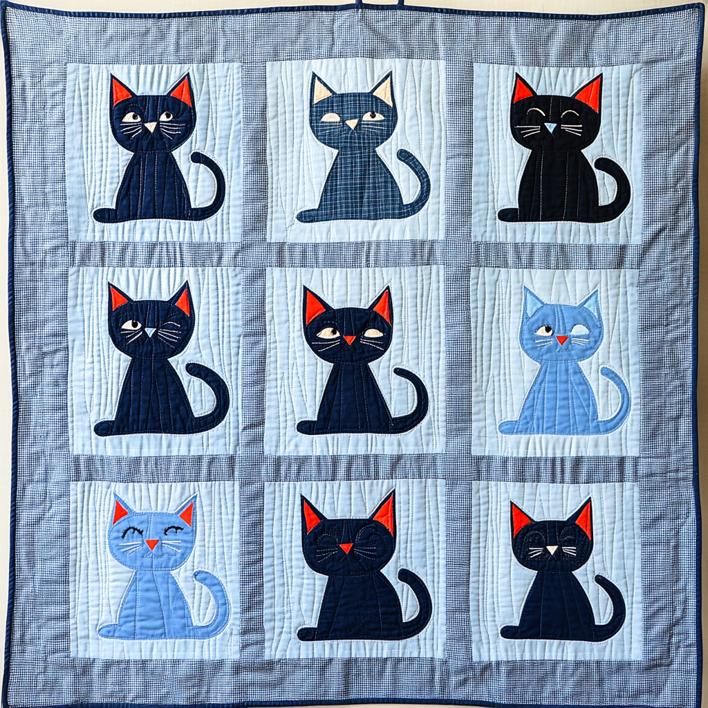 Cat DAI070824016 Quilt Blanket