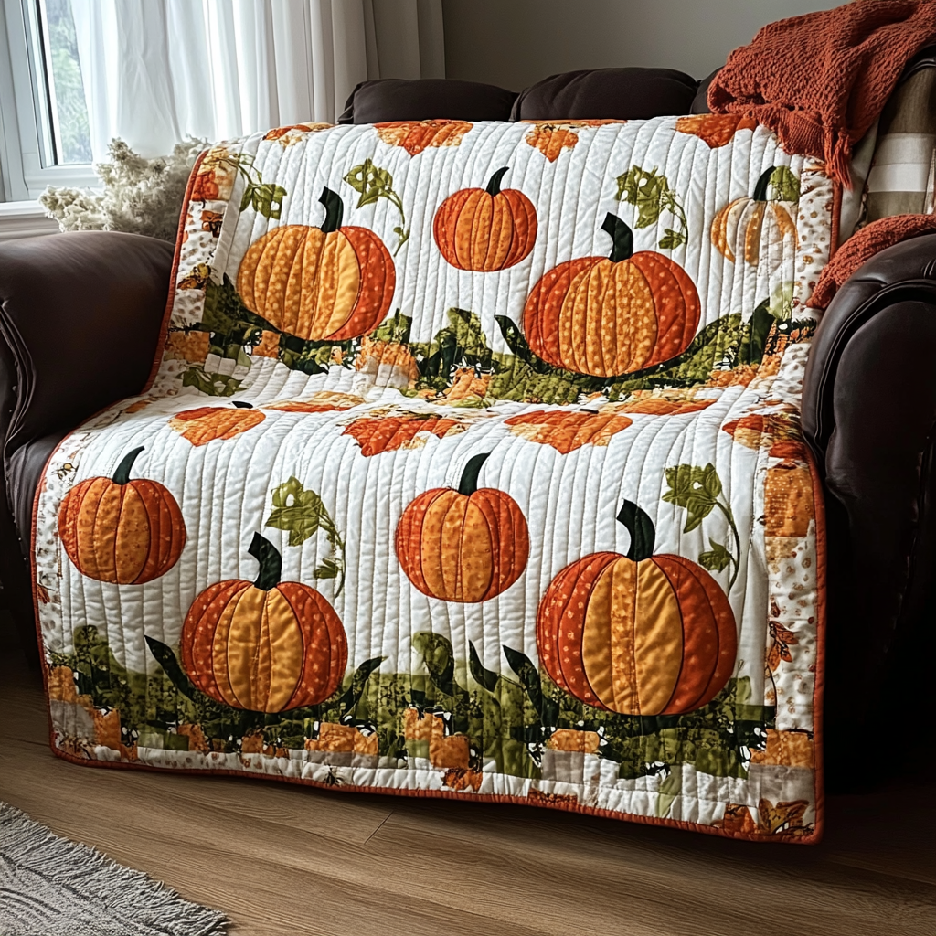 Pumpkin TAI021024034 Quilt Blanket