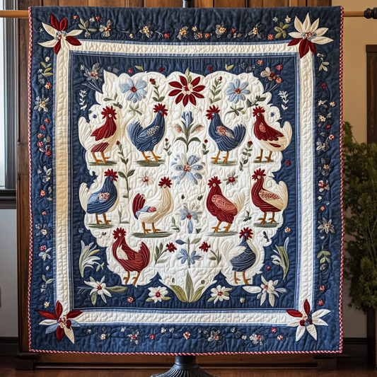 Chicken DAI110225102 Quilt Blanket
