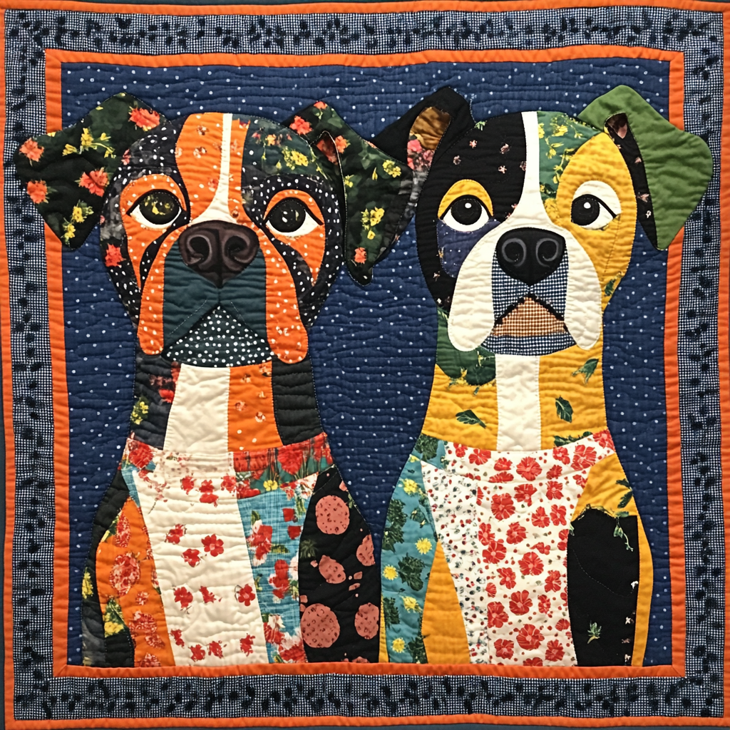 Boxer Dog TAI01102418 Quilt Blanket