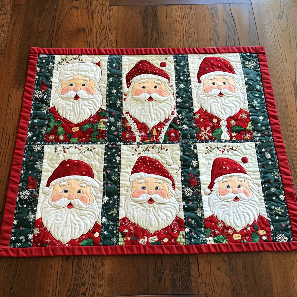 Christmas Santa TAI040924437 Quilted Placemats