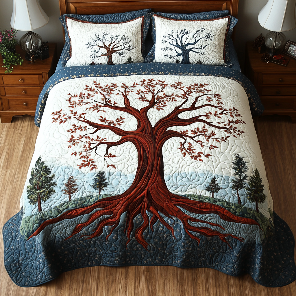 Tree Of Life TAI101224324 Quilt Bedding Set