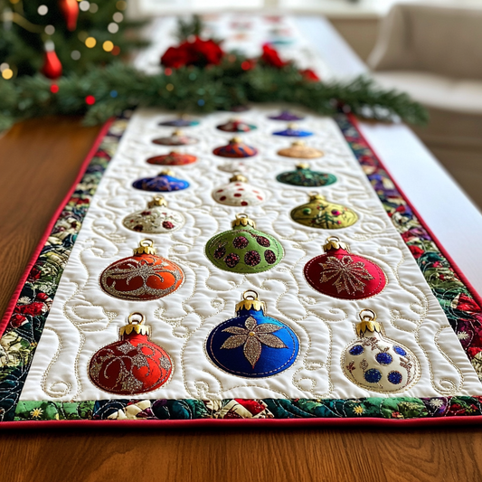 Christmas Ornament DAI111124602 Quilted Table Runner