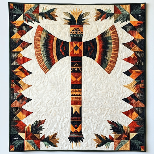 Native American Axe DAI101224069 Quilt Blanket