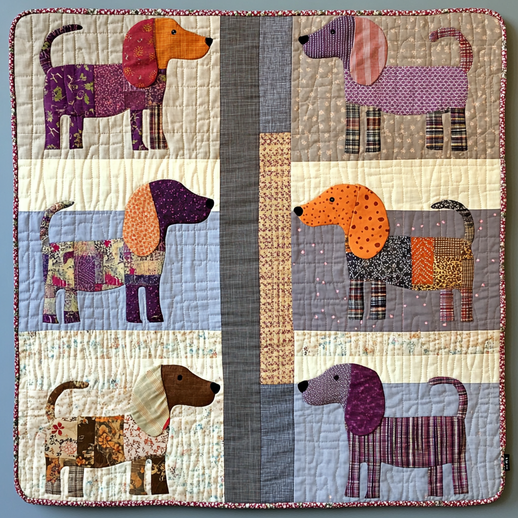 Dachshund DAI190824070 Quilt Blanket