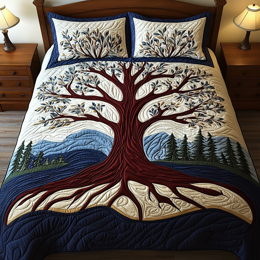 Tree Of Life TAI101224511 Quilt Bedding Set