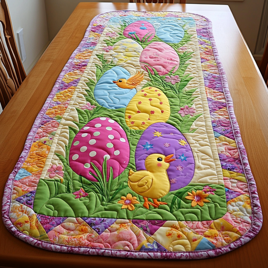 Easter Chick And Egg DAI301224280 Quilted Table Runner