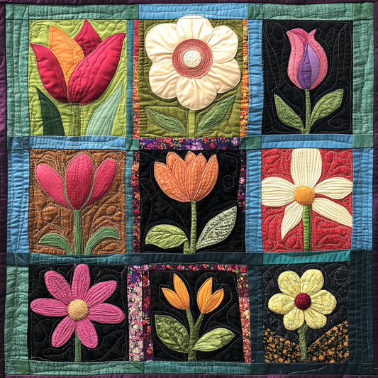 Flower DAI281124028 Quilt Blanket