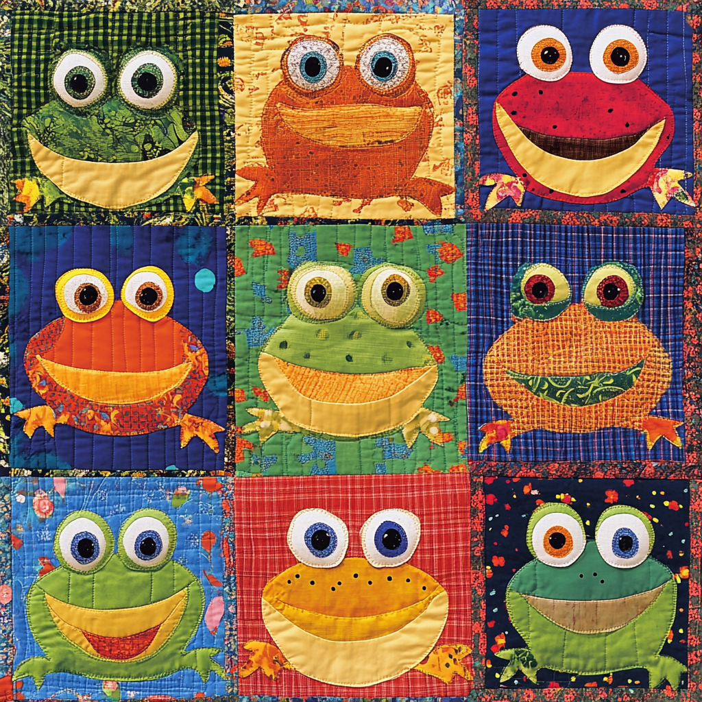 Frog TAI01102449 Quilt Blanket