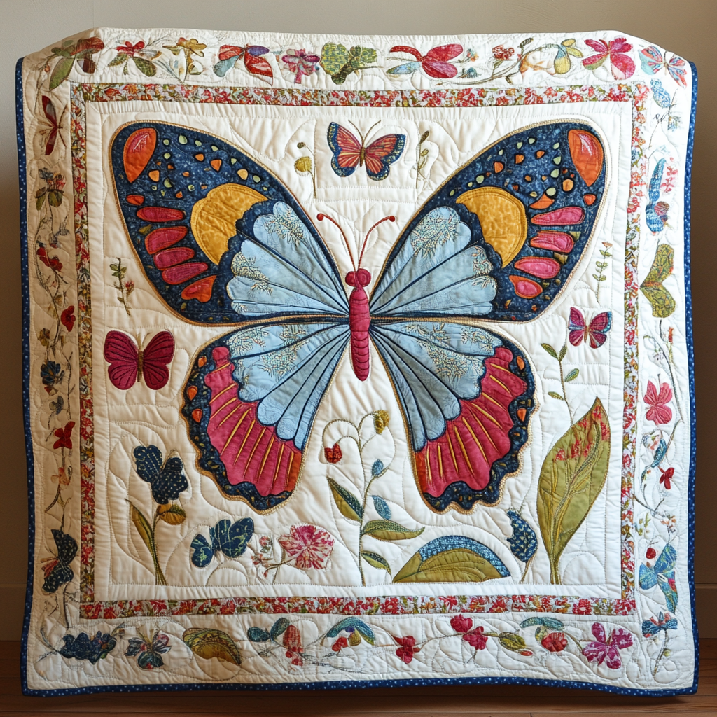 Butterfly DAI070824042 Quilt Blanket