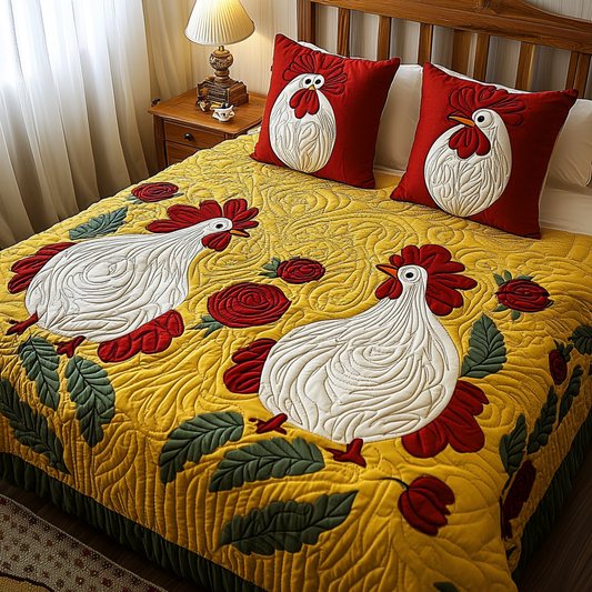 Chicken TAI201124118 Quilt Bedding Set