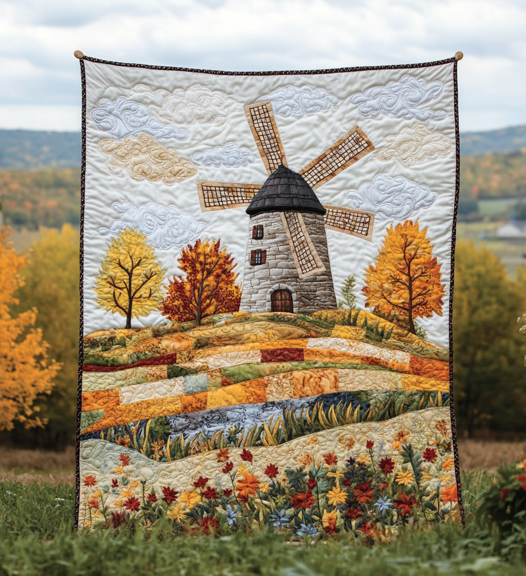 Windmill Field DAI241224468 Quilt Blanket