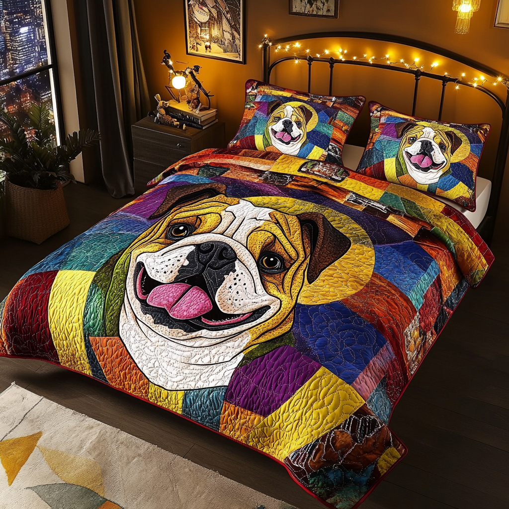 Bulldog TAI181024350 Quilt Bedding Set