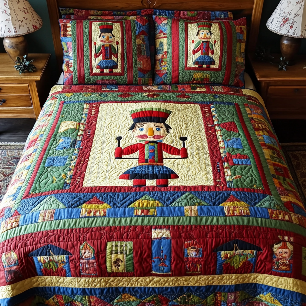 Nutcracker DAI190824262 Quilt Bedding Set