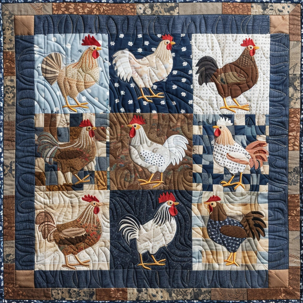 Chicken TAI240424067 Quilt Blanket