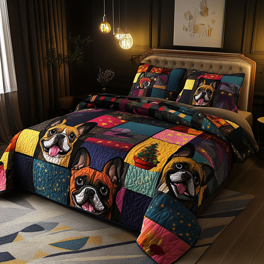 French Bulldog TAI181024339 Quilt Bedding Set