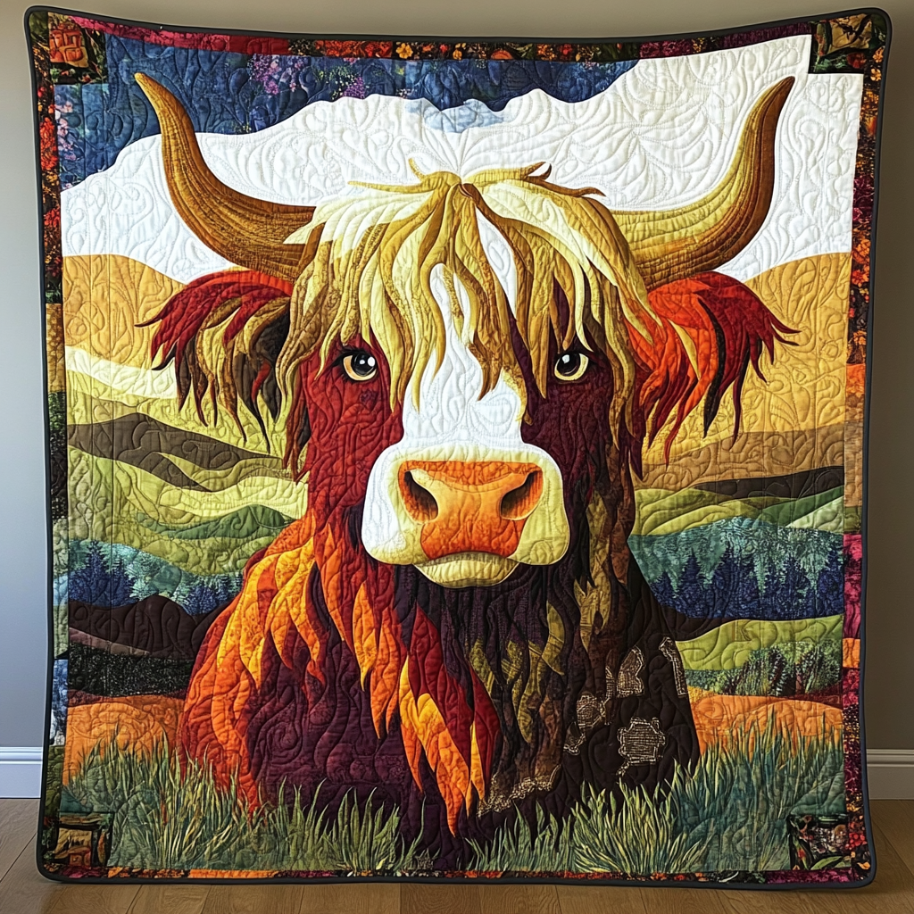 Highland Cow DAI111124430 Quilt Blanket