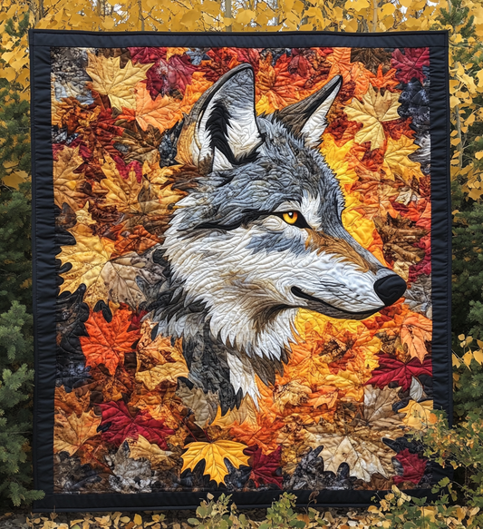 Autumn Wolf DAI090125237 Quilt Blanket