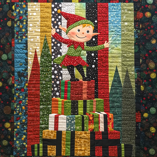 Christmas Elf DAI201124414 Quilt Blanket