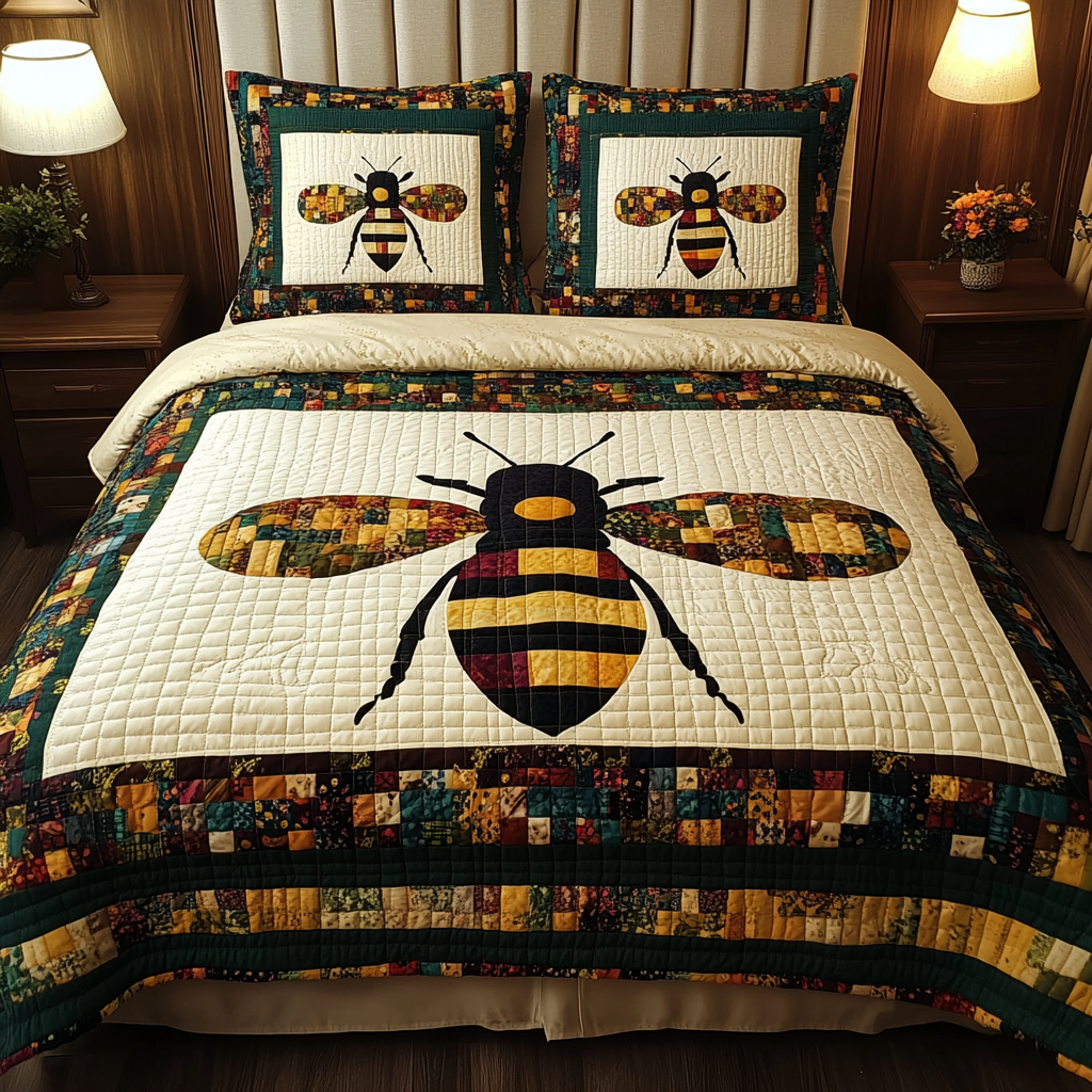 Bee DAI280824206 Quilt Bedding Set