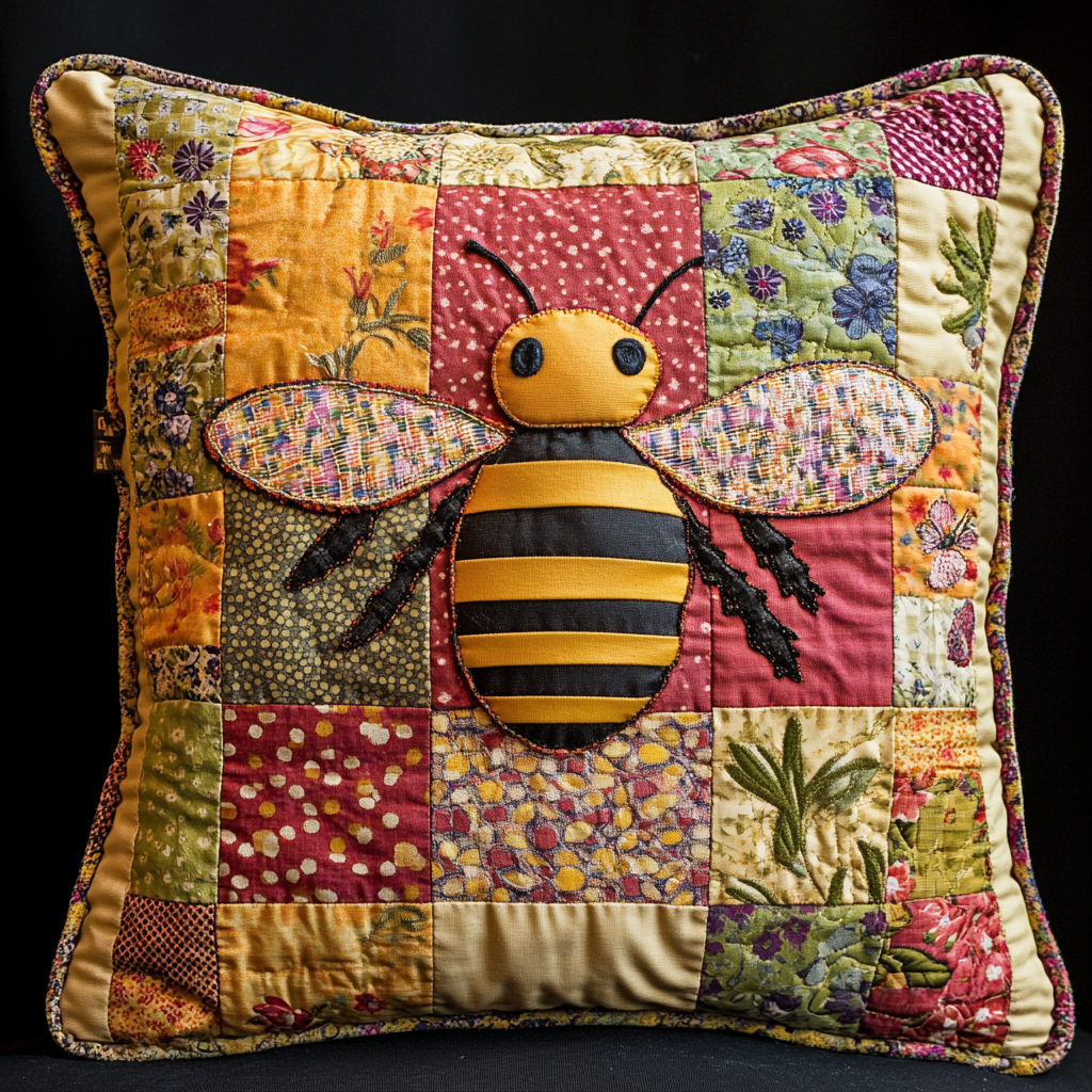 Bee TAI130824180 Quilted Pillow Case