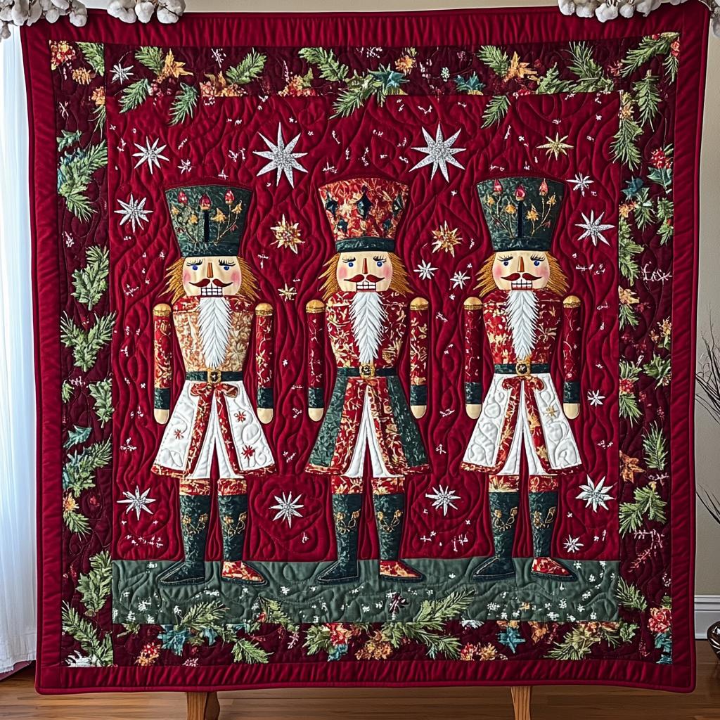 Christmas Nutcracker TAI091024121 Quilt Blanket