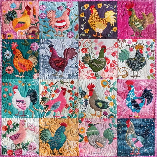 Chicken TAI030524023 Quilt Blanket