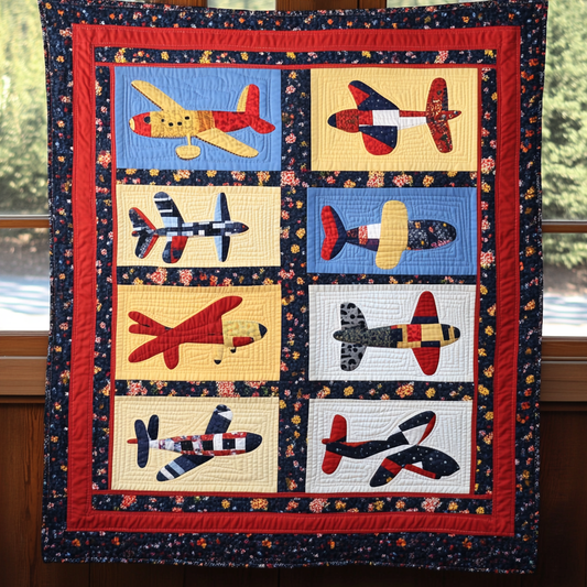 Airplane DAI241224504 Quilt Blanket