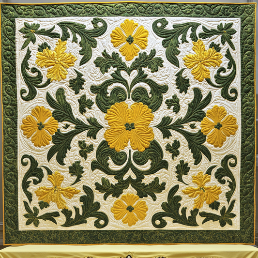 Hawaiian Hibiscus DAI040225070 Quilt Blanket