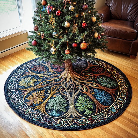 Tree Of Life TAI101224656 Quilted Tree Skirt