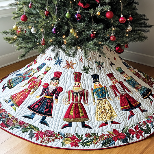 Christmas Nutcracker TAI021024252 Quilted Tree Skirt