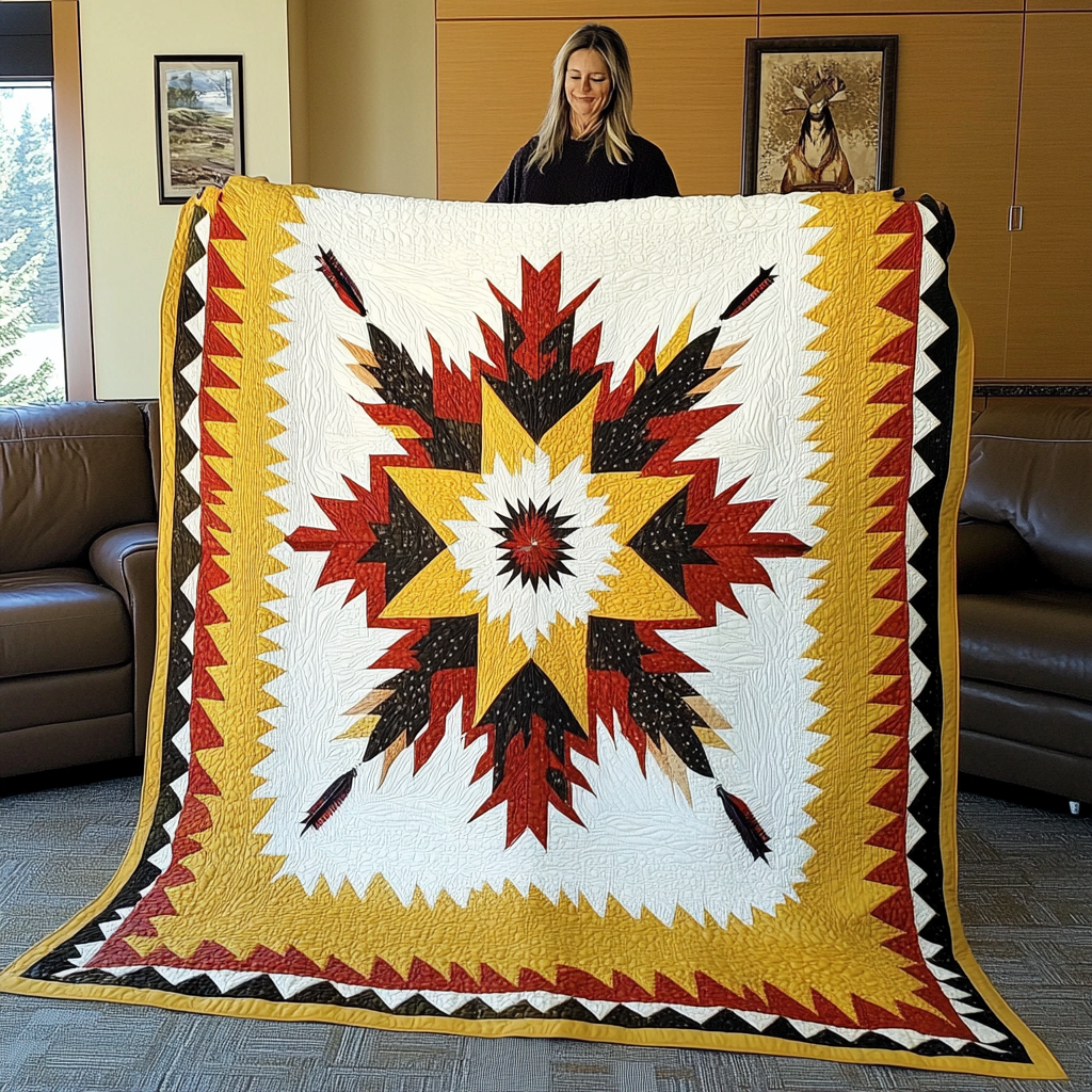 Native American TAI091024064 Quilt Blanket