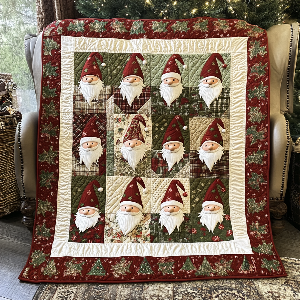 Christmas Santa TAI260924102 Quilt Blanket