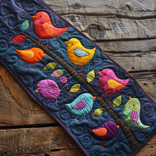 Birds TAI251124218 Quilted Table Runner