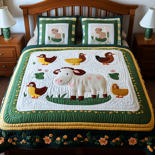 Farm Animal DAI051224143 Quilt Bedding Set