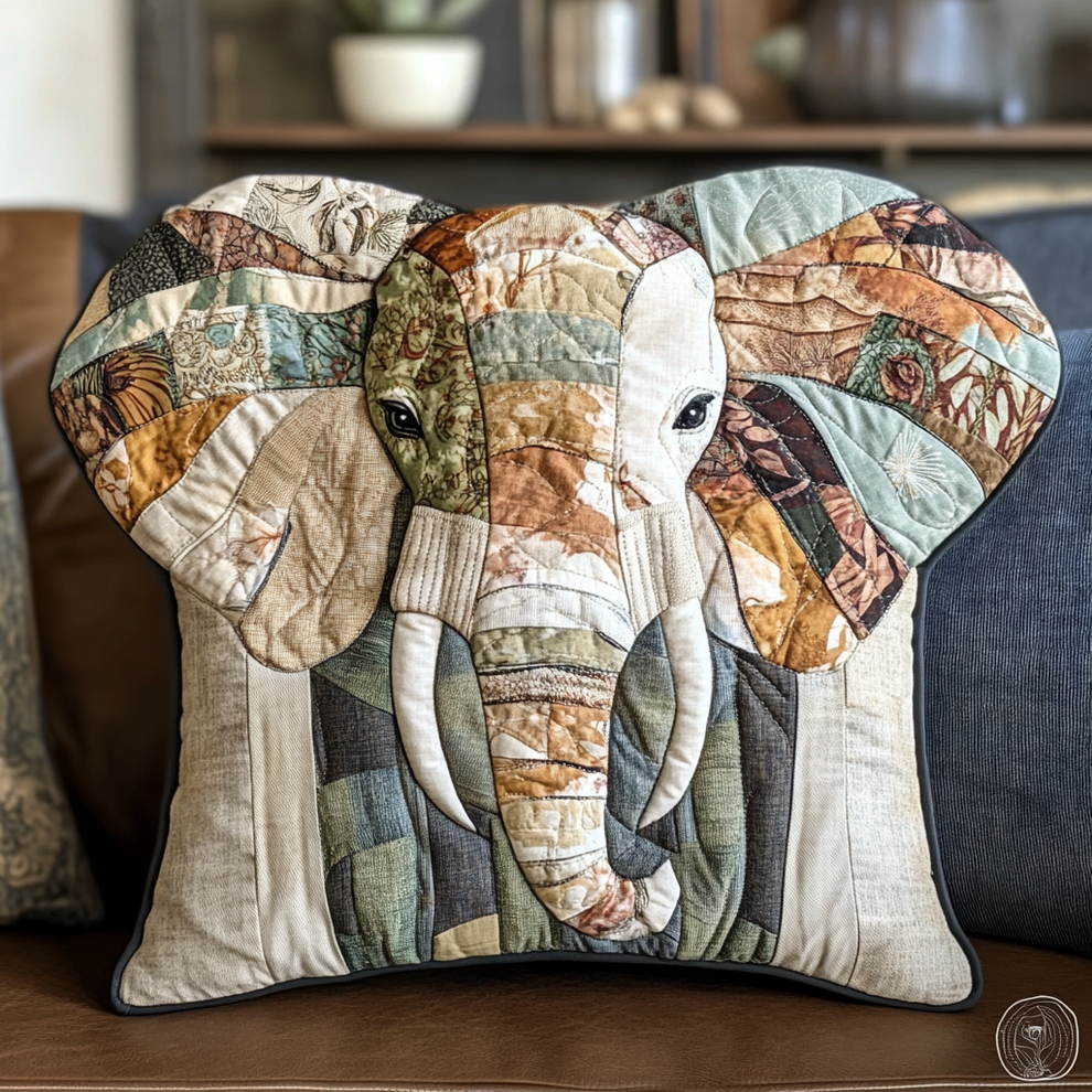 Elephant TAI181024404 Quilted Pillow Case Charming Favor