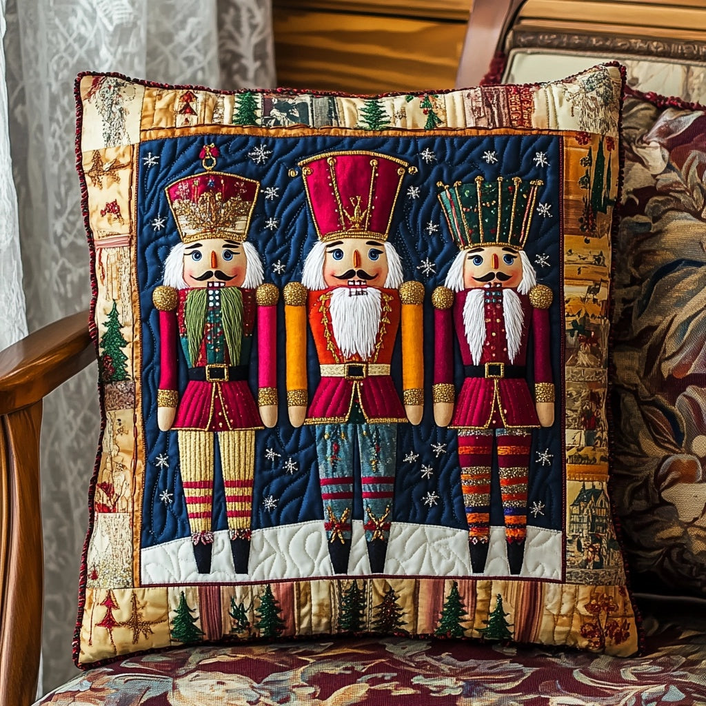 Christmas Nutcracker TAI181024471 Quilted Pillow Case