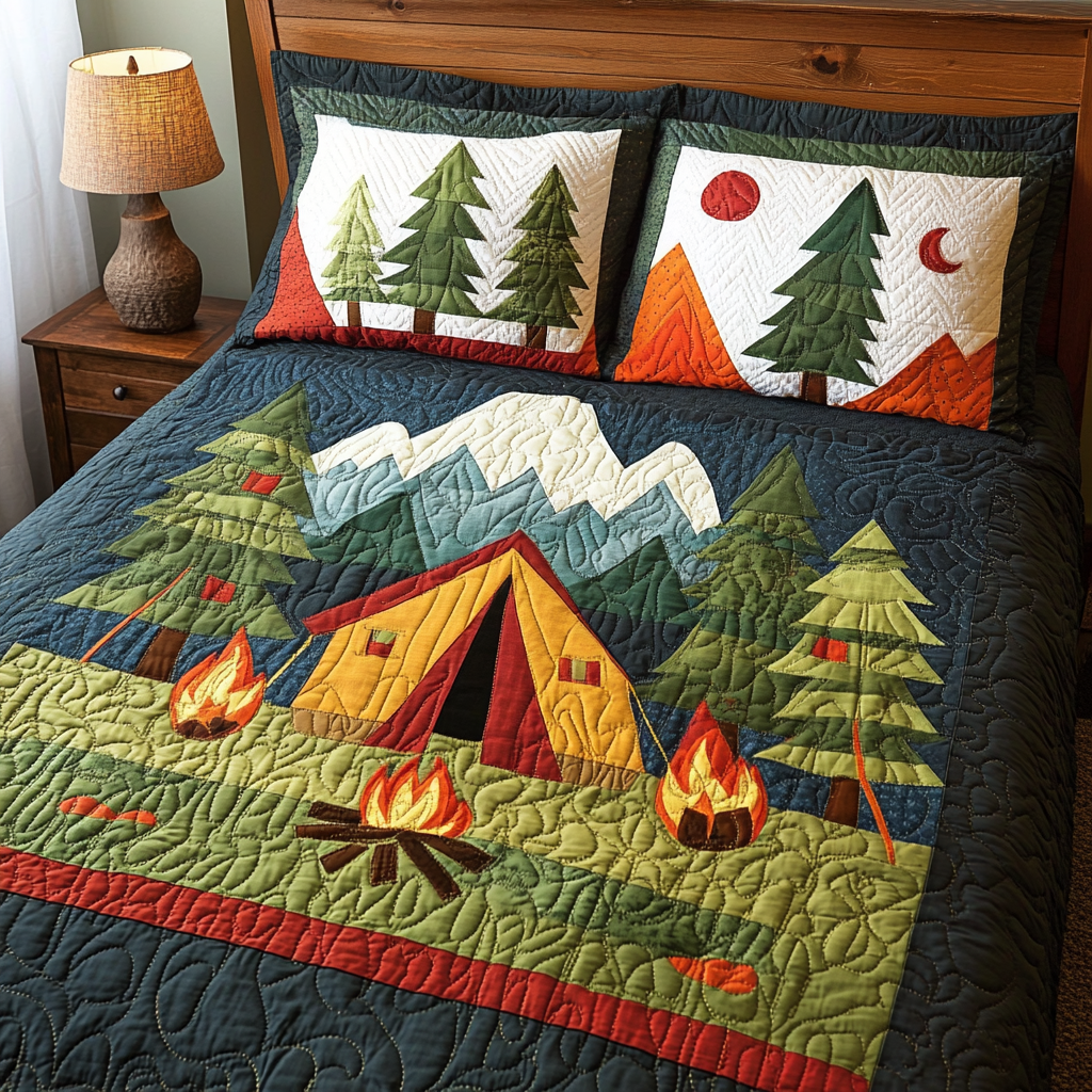 Camping DAI051224064 Quilt Bedding Set