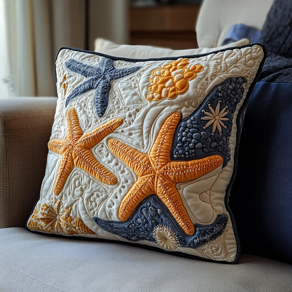 Starfish DAI200125269 Quilted Pillow Case