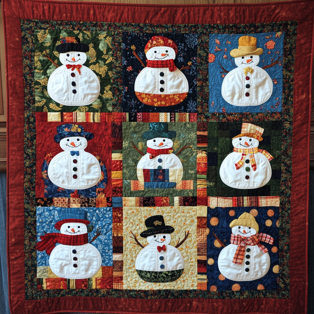 Snowman DAI190824101 Quilt Blanket