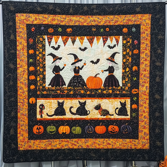 Halloween Witches TAI040924285 Quilt Blanket