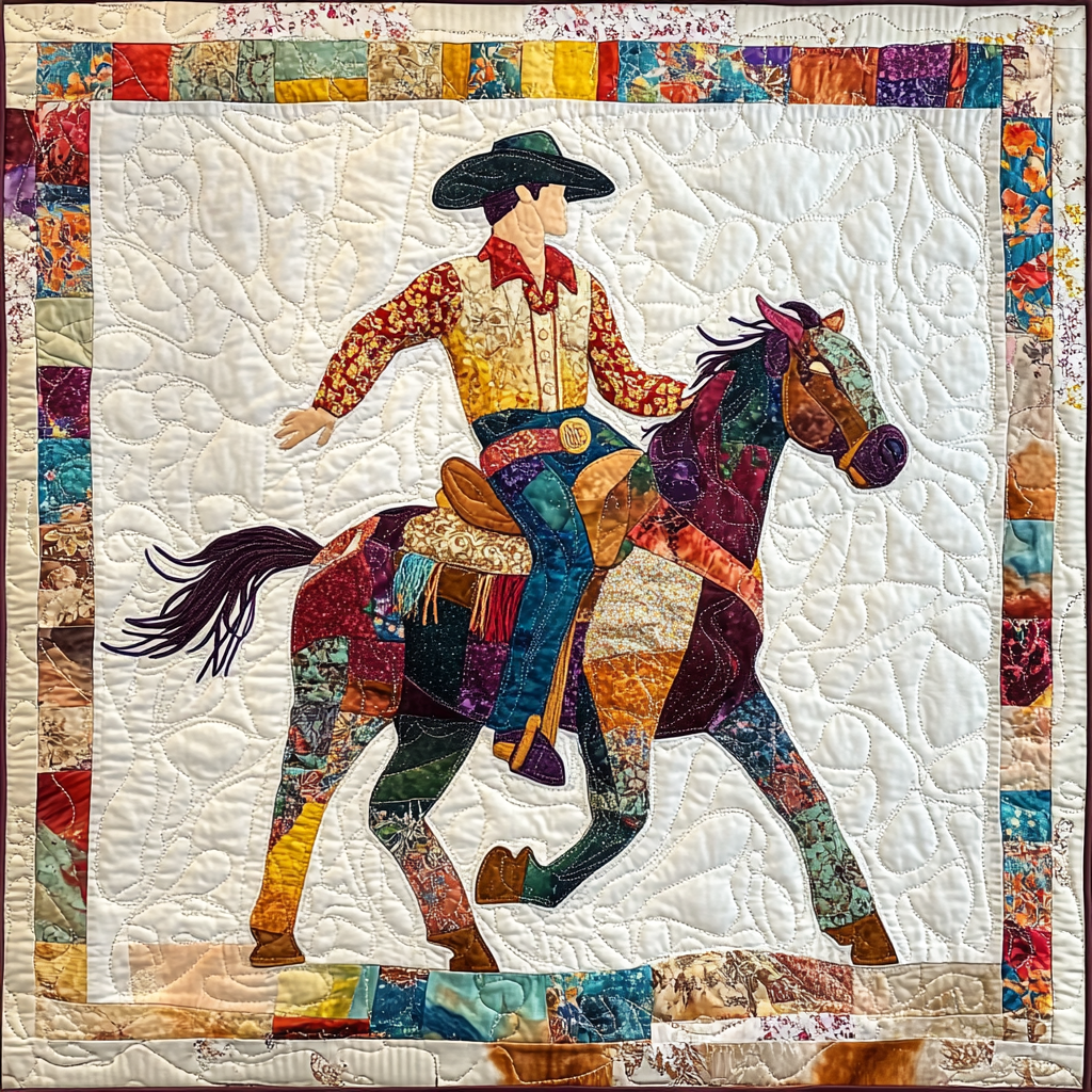 Cowboy TAI01102458 Quilt Blanket