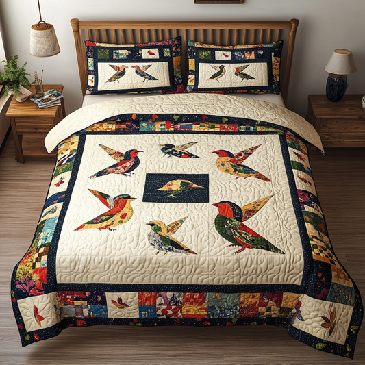 Bird DAI280824218 Quilt Bedding Set